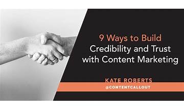 Six Ways to Build Credibility on Your Website
